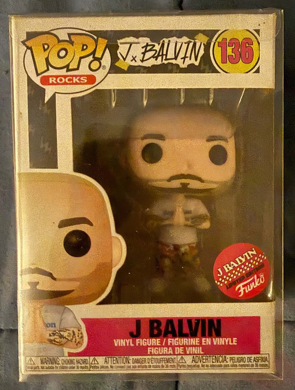 Funko Pop Rocks J Balvin Vinyl Figure #136